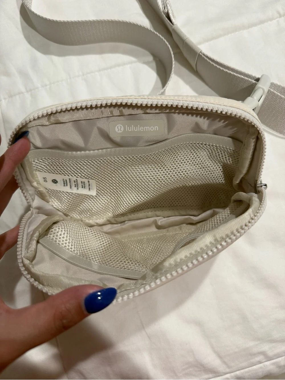 Lululemon Cream Crossbody Bag